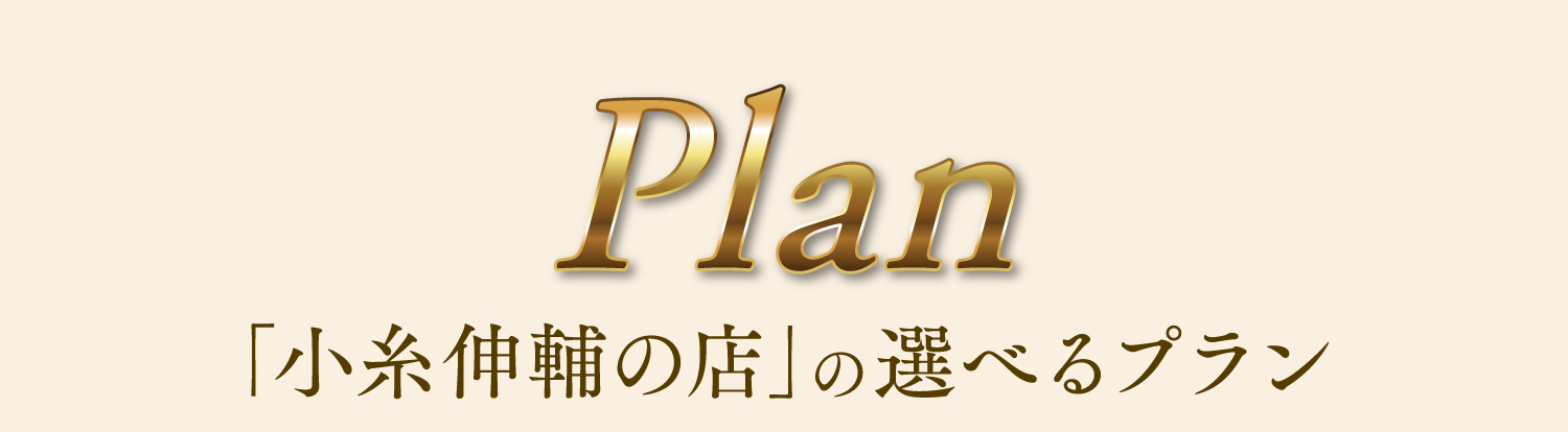 「小糸伸輔」の選べるプラン